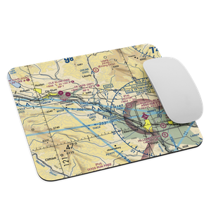 Blowout Bench Airport (74WT) VFR Sectional Mouse Pad