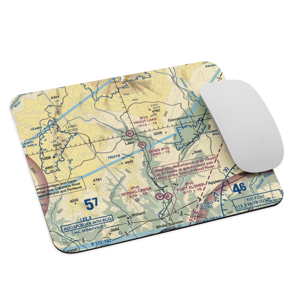 Bob's Field (36WA) VFR Sectional Mouse Pad 