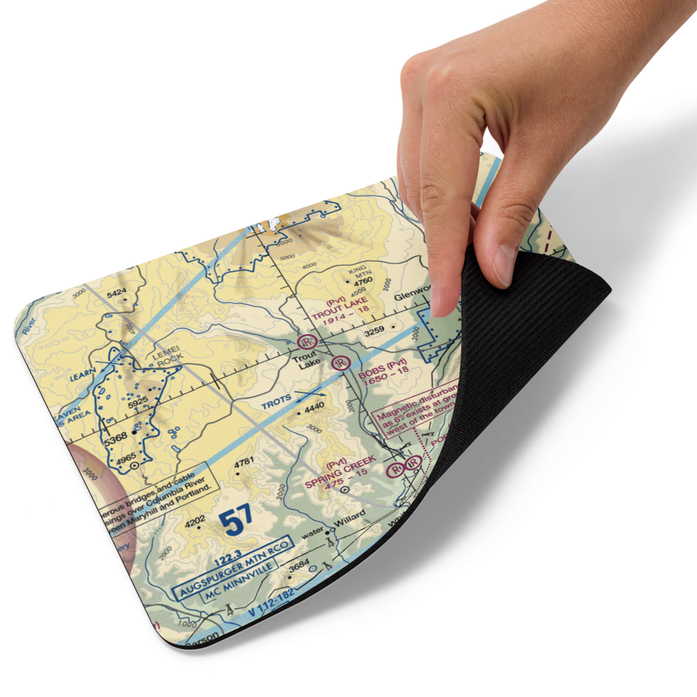 Bob's Field (36WA) VFR Sectional Mouse Pad 