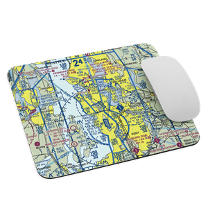 Boeing Field King County International Airport (BFI) VFR Sectional Mouse Pad
