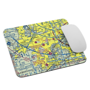 Bolingbrook's Clow International Airport (1C5) VFR Sectional Mouse Pad