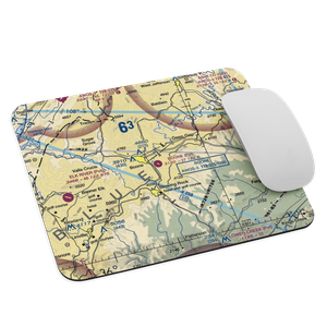 Boone Inc Airport (NC14) VFR Sectional Mouse Pad