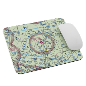 Booneville Baldwyn Airport (8M1) VFR Sectional Mouse Pad