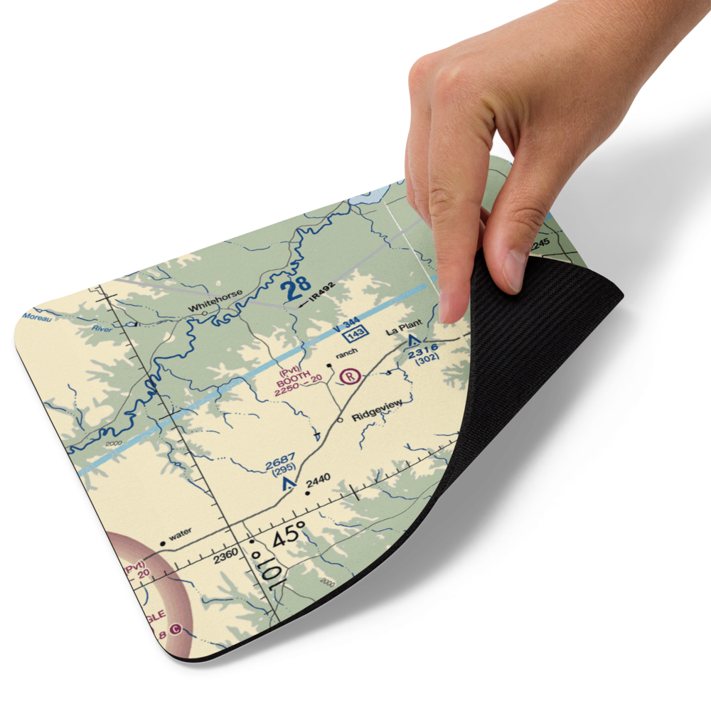Booth Ranch Airport (SD36) VFR Sectional Mouse Pad 
