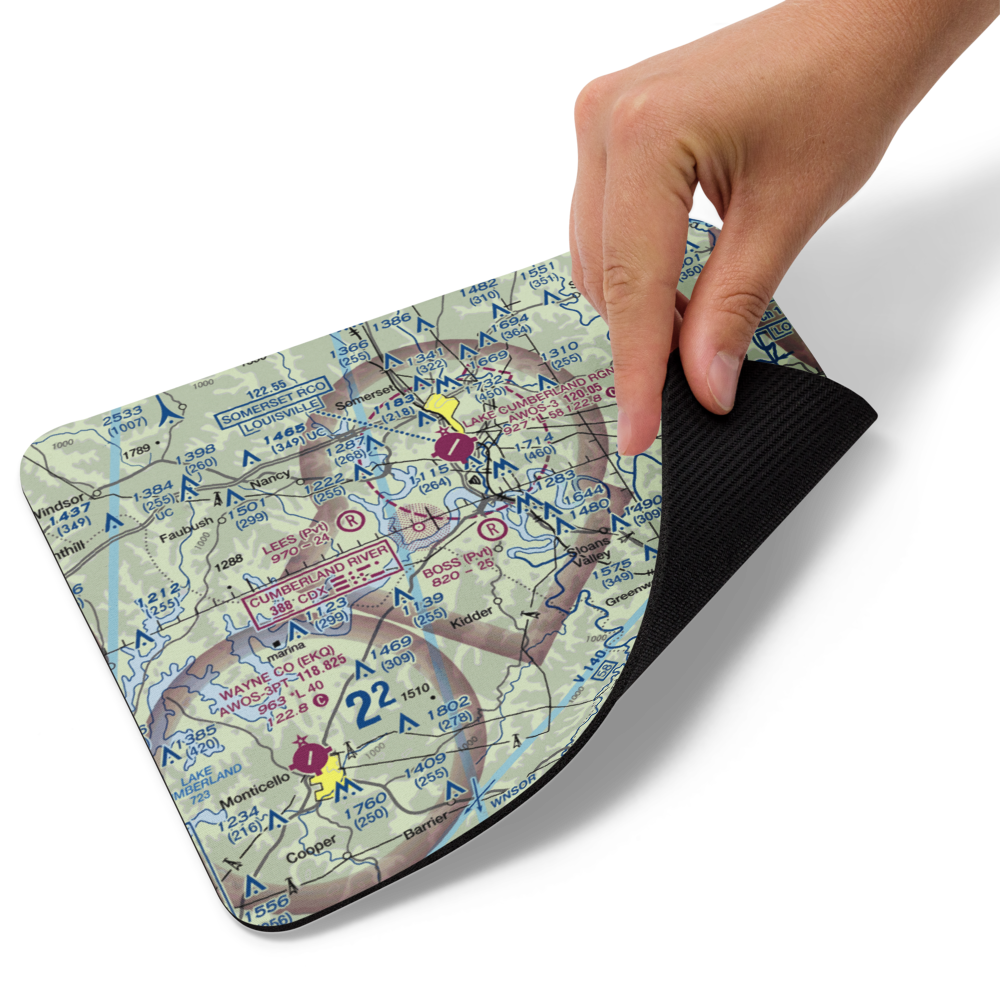 Boss Airport (08KY) VFR Sectional Mouse Pad 