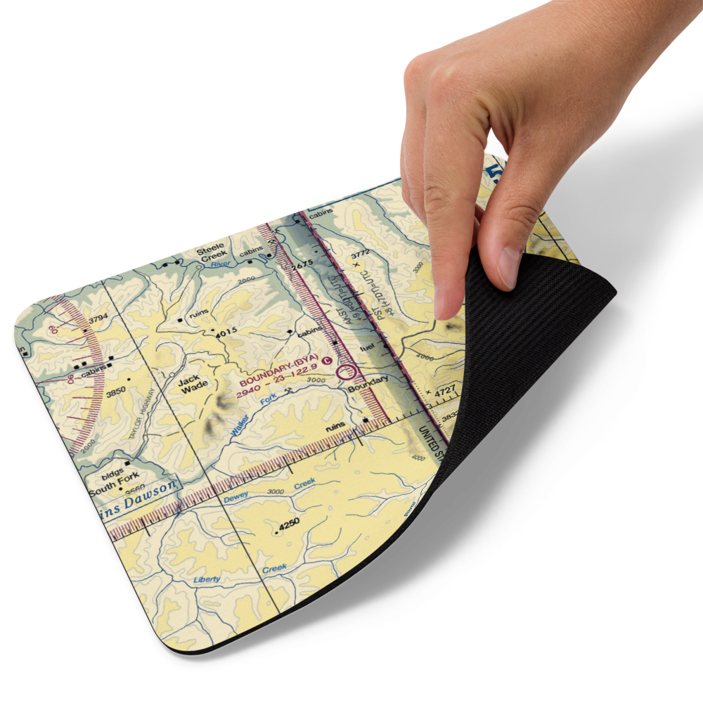 Boundary Airport (BYA) VFR Sectional Mouse Pad 