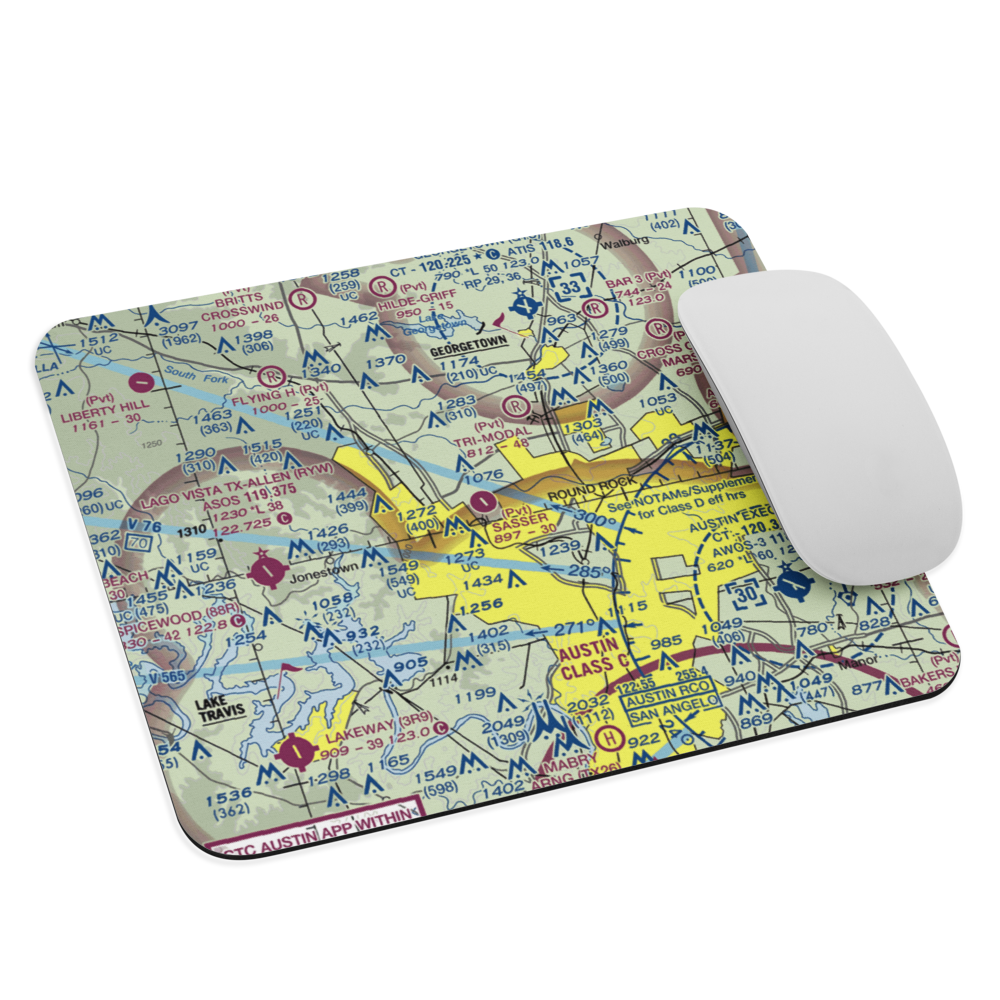 Breakaway Park Airport (40XS) VFR Sectional Mouse Pad 