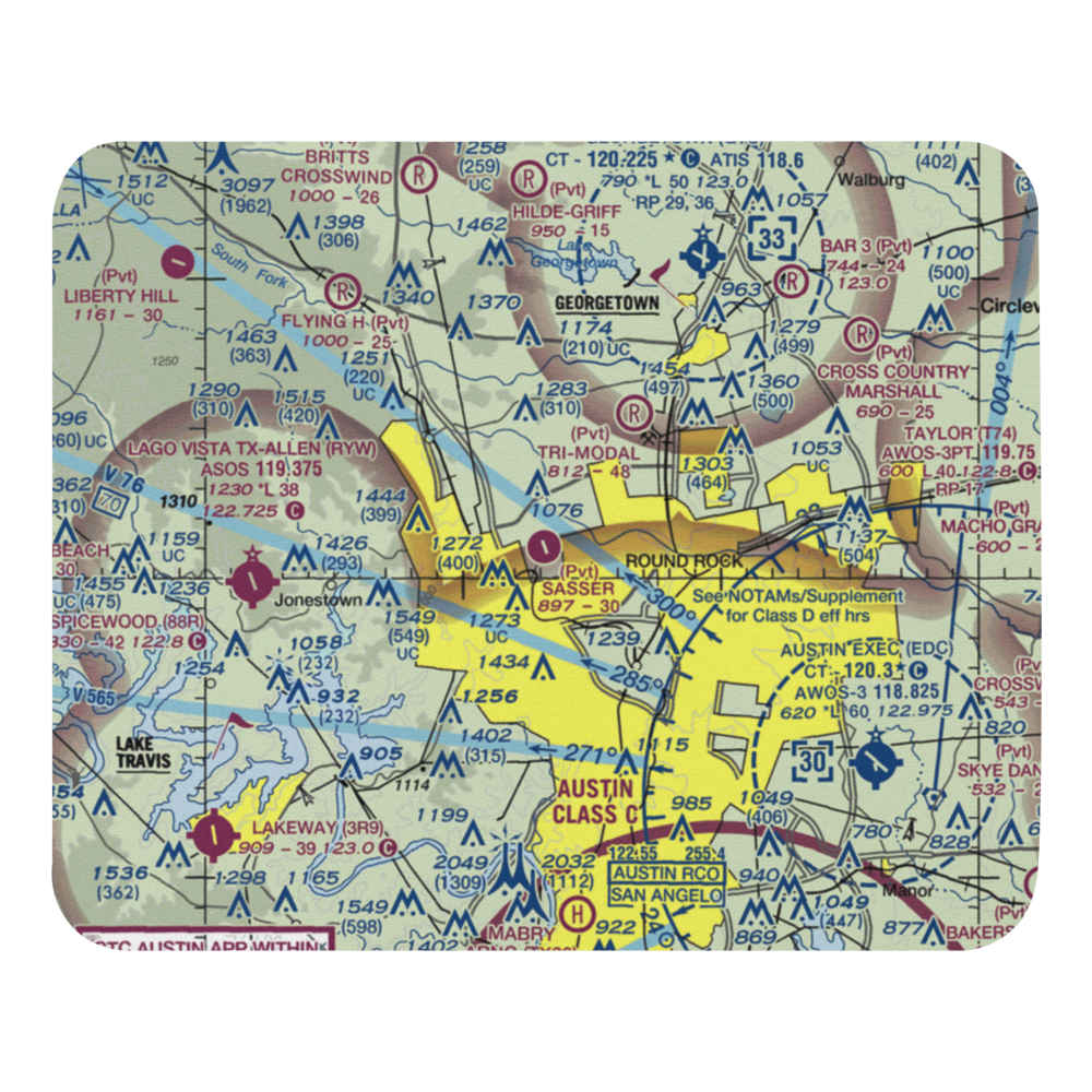 Breakaway Park Airport (40XS) VFR Sectional Mouse Pad 