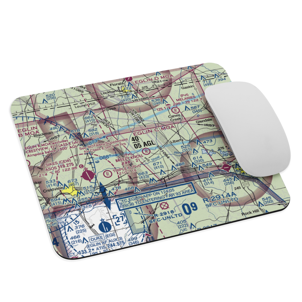 Breezy Knoll Airport (0FD5) VFR Sectional Mouse Pad 