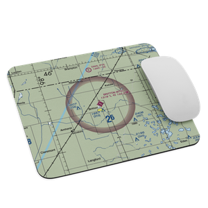 Britton Municipal Airport (BTN) VFR Sectional Mouse Pad