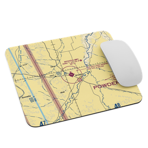 Broadus Airport (00F) VFR Sectional Mouse Pad
