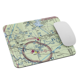 Broken Bow Airport (90F) VFR Sectional Mouse Pad