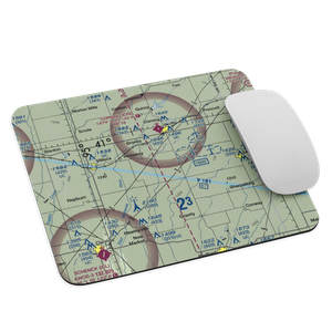 Brown Truck Sales Airport (1IA0) VFR Sectional Mouse Pad
