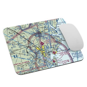 Brunswick Golden Isles Airport (BQK) VFR Sectional Mouse Pad