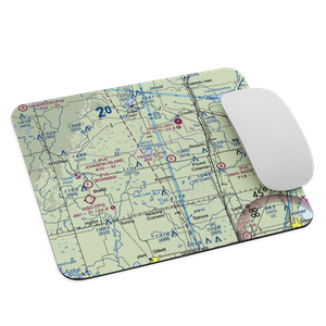Buds Landing Airport (10WI) VFR Sectional Mouse Pad