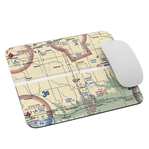 Bunger Field (81NE) VFR Sectional Mouse Pad