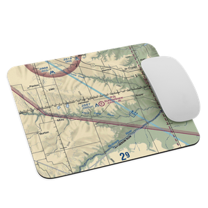 Burkinshaw Field (3NE6) VFR Sectional Mouse Pad