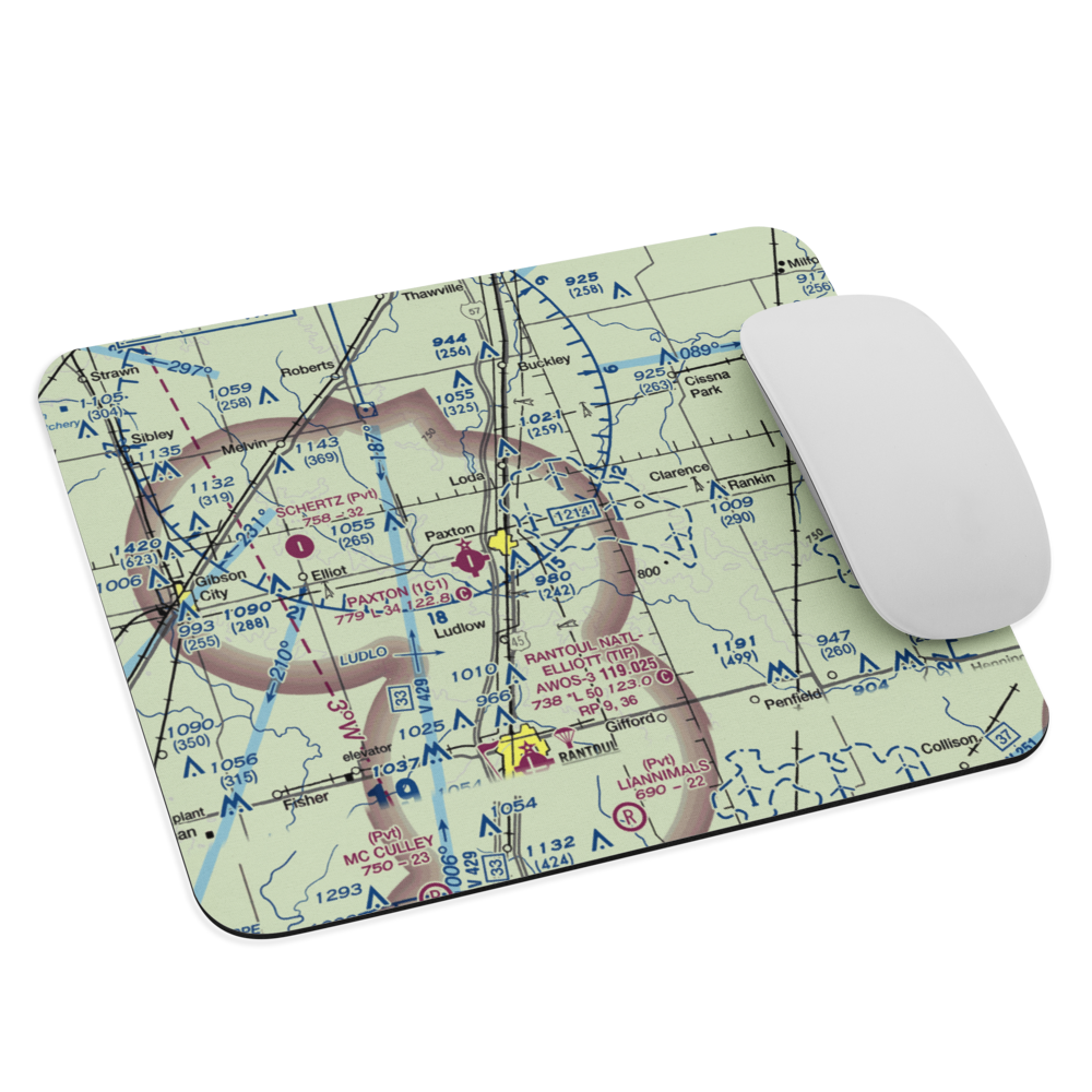C D Maulding Airport (LL32) VFR Sectional Mouse Pad 
