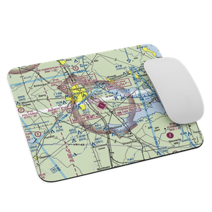 C David Campbell Field Corsicana Municipal Airport (CRS) VFR Sectional Mouse Pad