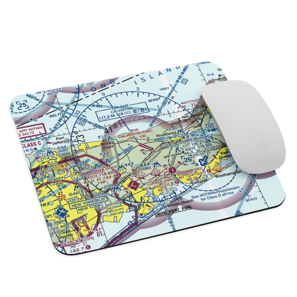 Calverton Executive Airpark (3C8) VFR Sectional Mouse Pad 