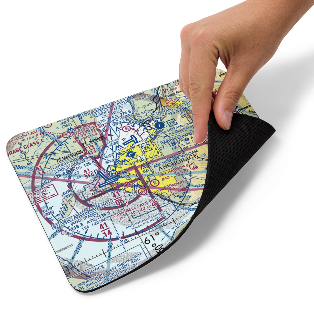 Campbell Airstrip (CSR) VFR Sectional Mouse Pad 