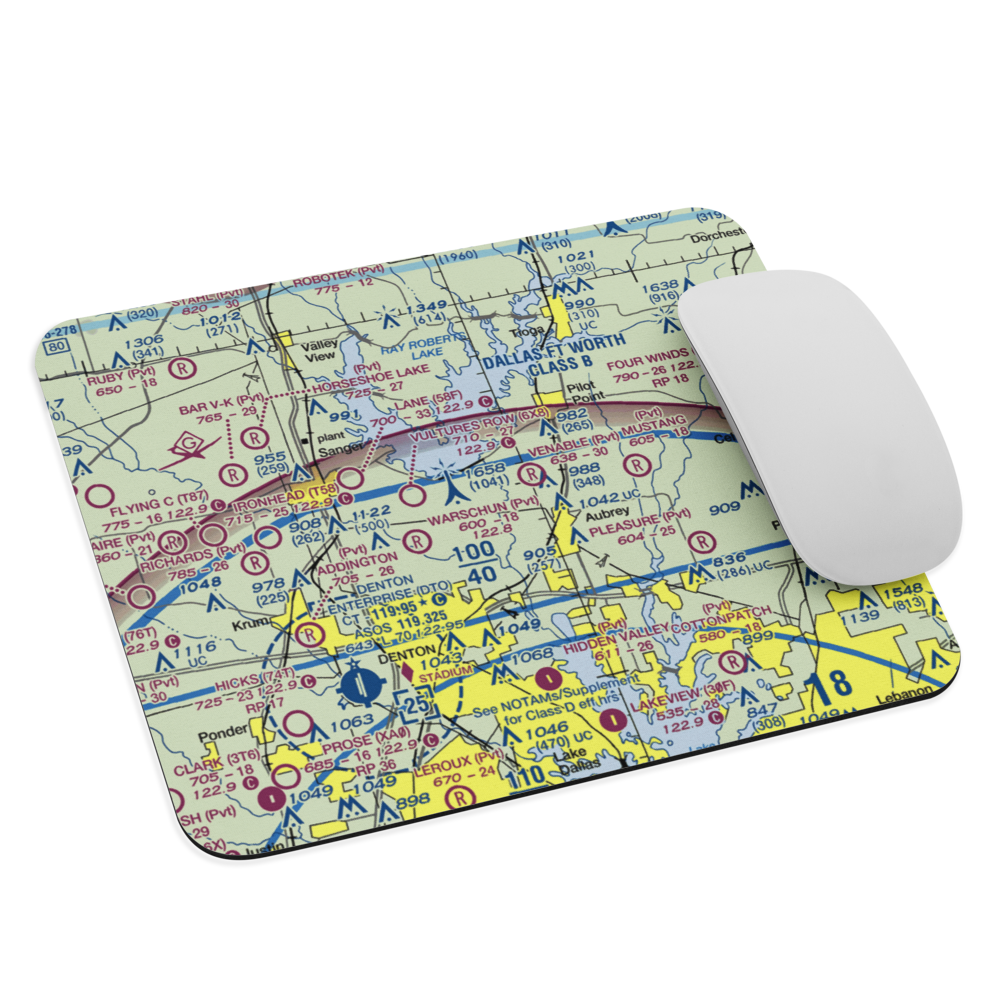 Campbell Field (06XS) VFR Sectional Mouse Pad 