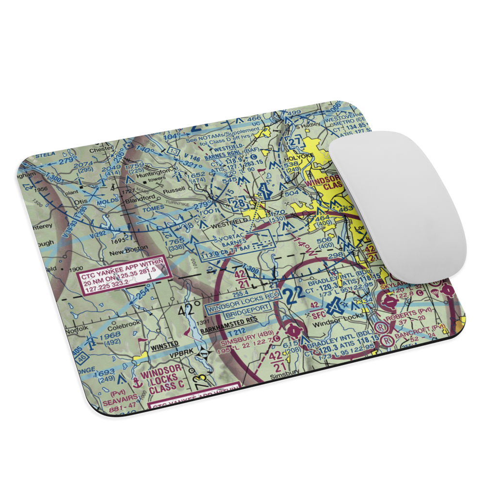 Cannizzaro Field (28MA) VFR Sectional Mouse Pad 
