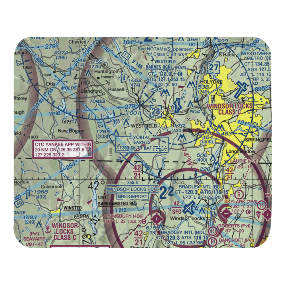 Cannizzaro Field (28MA) VFR Sectional Mouse Pad 