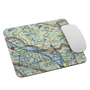 Carhart Farms Airport (4WI8) VFR Sectional Mouse Pad