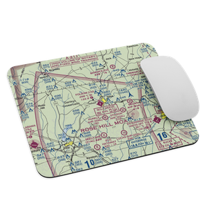 Carl Folsom Airport (14J) VFR Sectional Mouse Pad