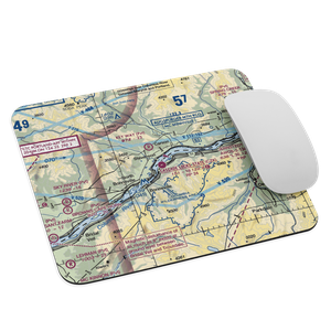 Cascade Locks State Airport (CZK) VFR Sectional Mouse Pad