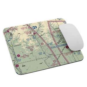 Casey Three Ranch Airport (XS62) VFR Sectional Mouse Pad