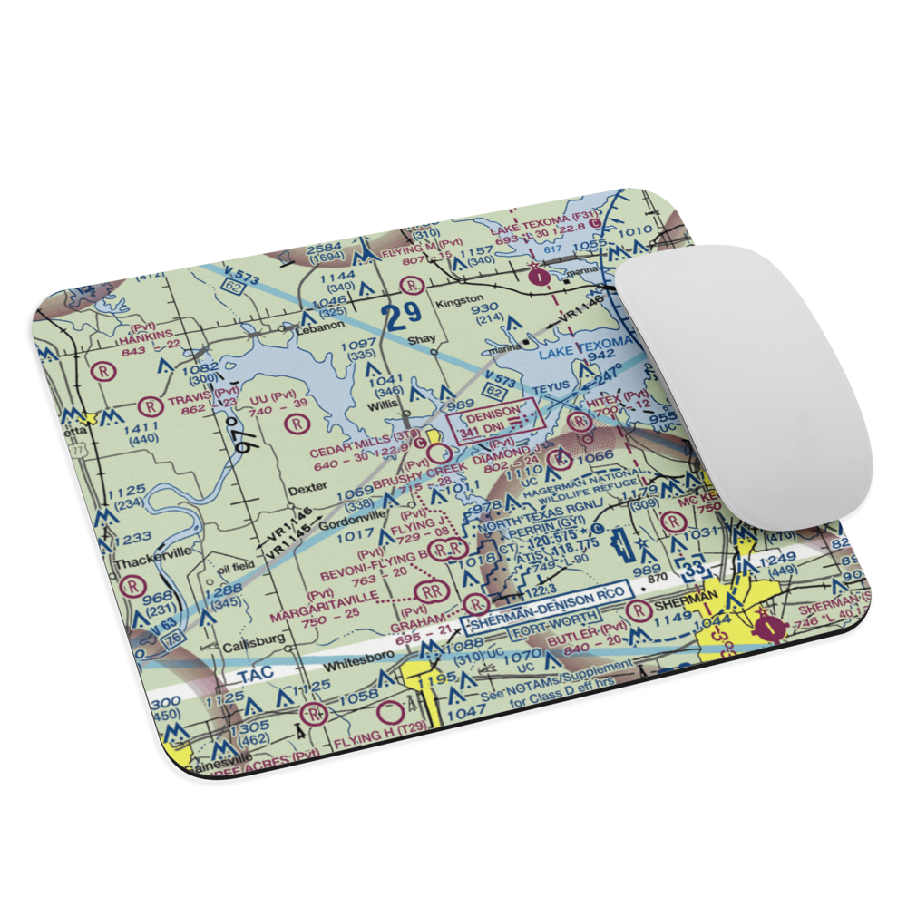 Cedar Mills Airport (3T0) VFR Sectional Mouse Pad 