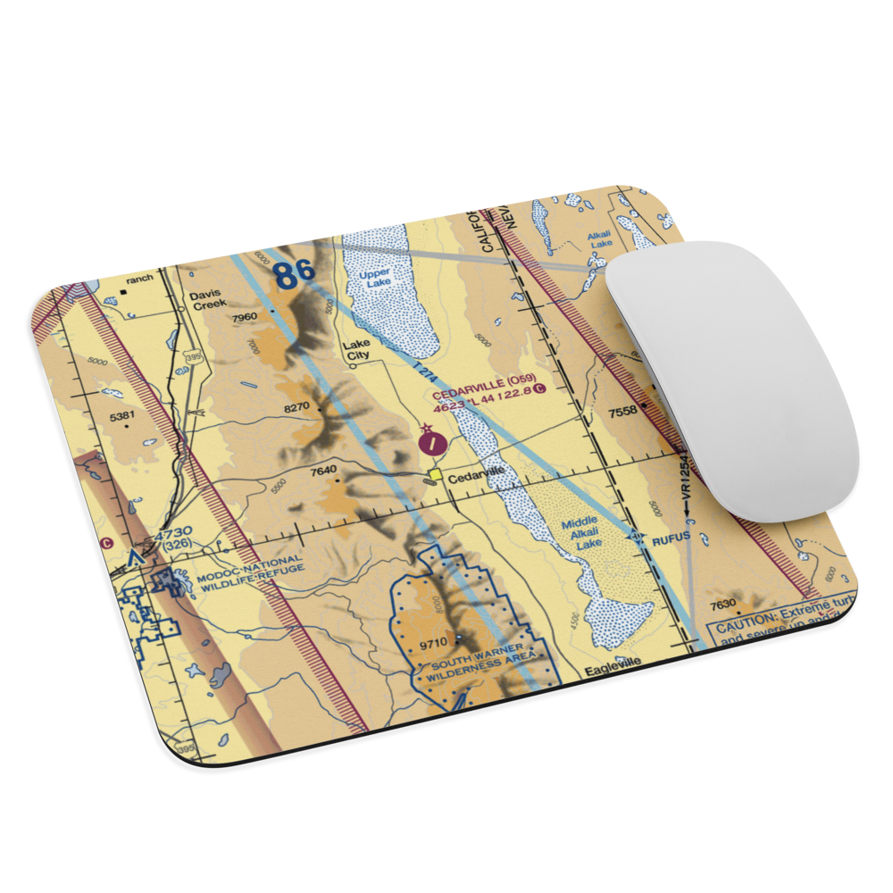 Cedarville Airport (O59) VFR Sectional Mouse Pad 