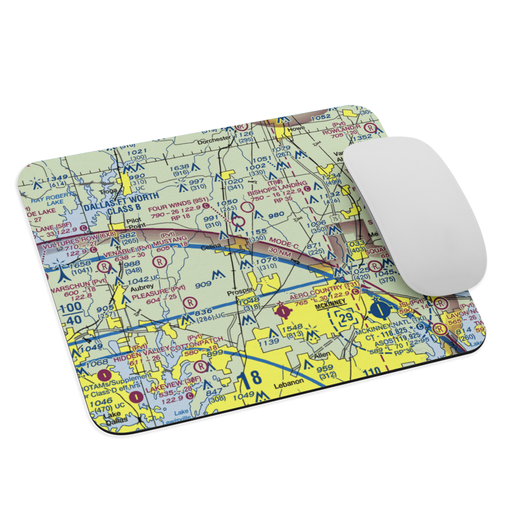 Celina Field (TS40) VFR Sectional Mouse Pad 