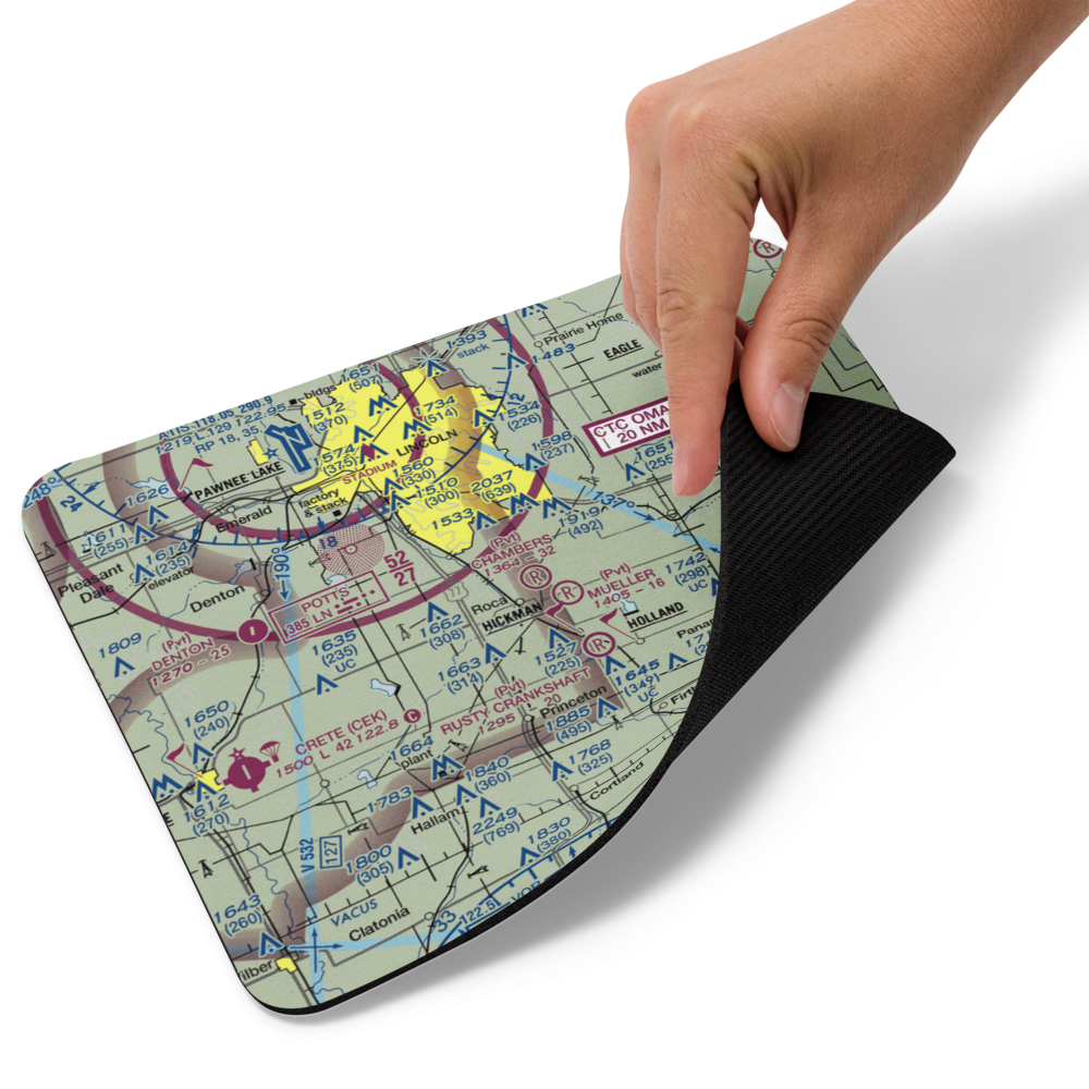 Chambers Airfield (NE80) VFR Sectional Mouse Pad 