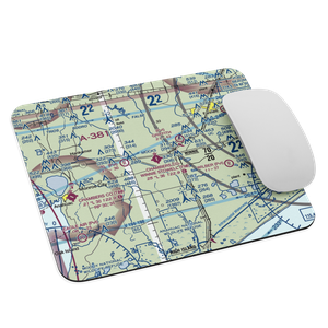Chambers County Winnie Stowell Airport (T90) VFR Sectional Mouse Pad