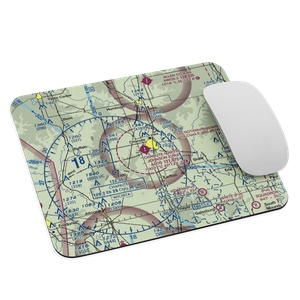 Chanute Martin Johnson Airport (CNU) VFR Sectional Mouse Pad