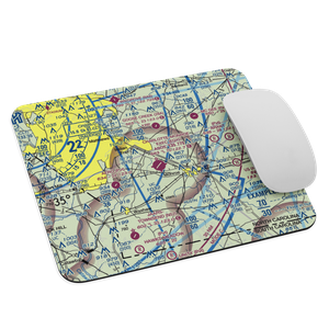 Charlotte-Monroe Executive Airport (EQY) VFR Sectional Mouse Pad