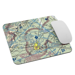 Charlottesville Albemarle Airport (CHO) VFR Sectional Mouse Pad