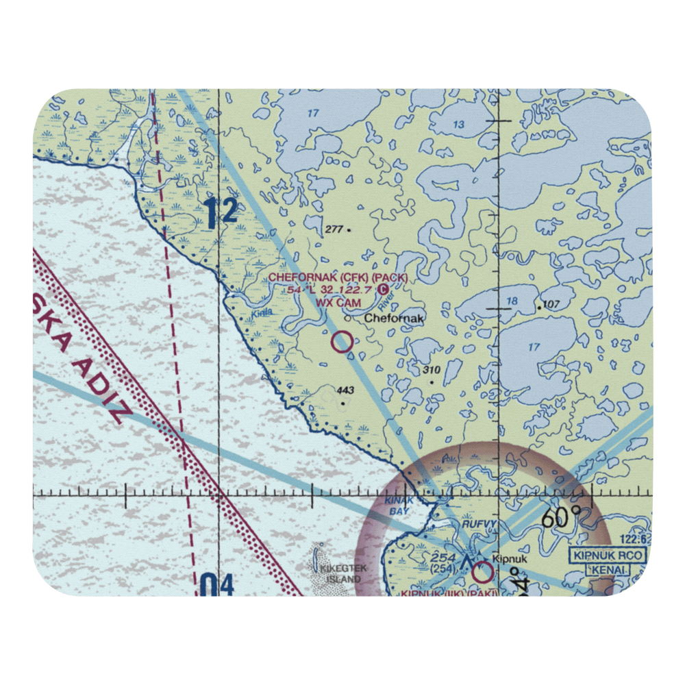 Chefornak Airport (CFK) VFR Sectional Mouse Pad 