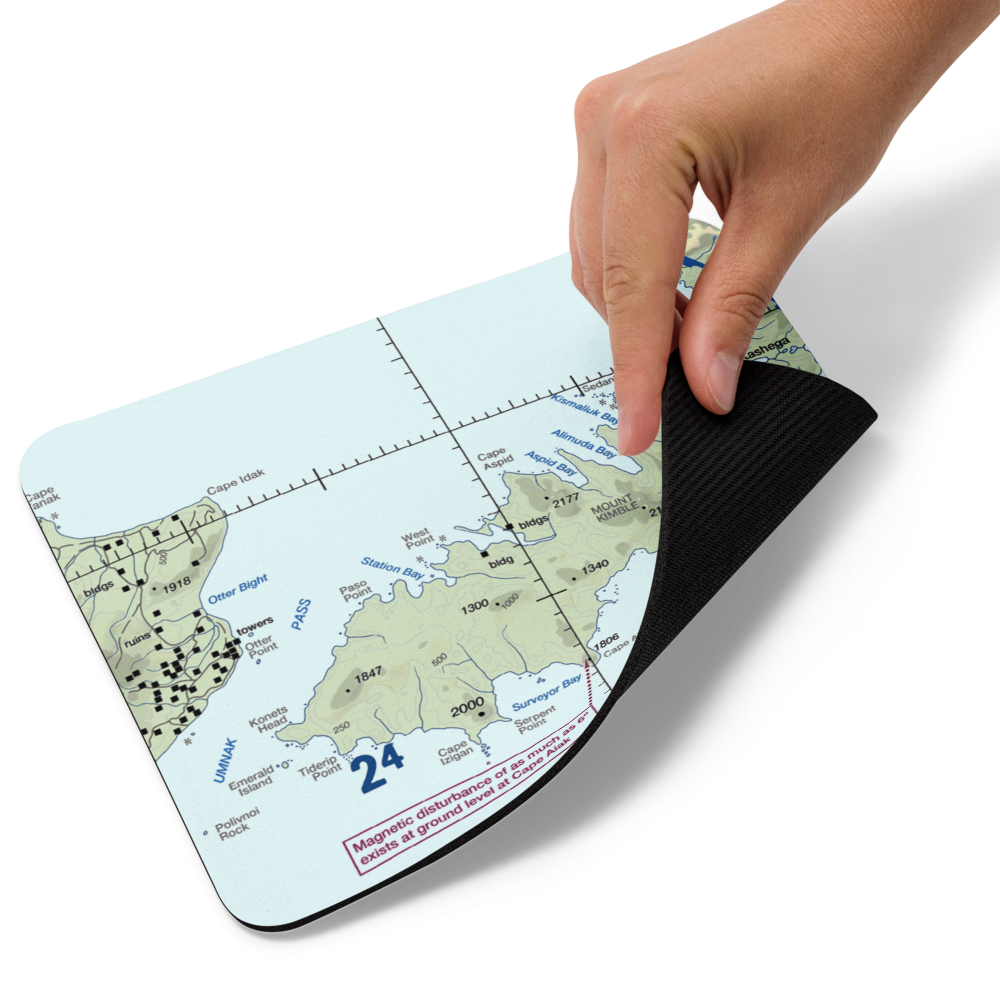 Chernofski Harbor Seaplane Base (KCN) VFR Sectional Mouse Pad 