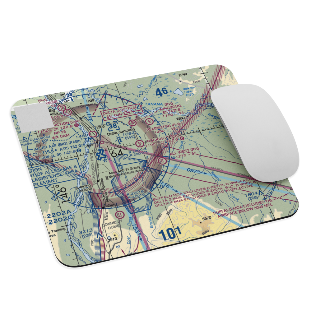 Cherokee Airport (45AK) VFR Sectional Mouse Pad 