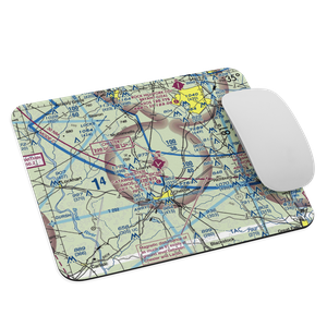 Chester Catawba Regional Airport (DCM) VFR Sectional Mouse Pad