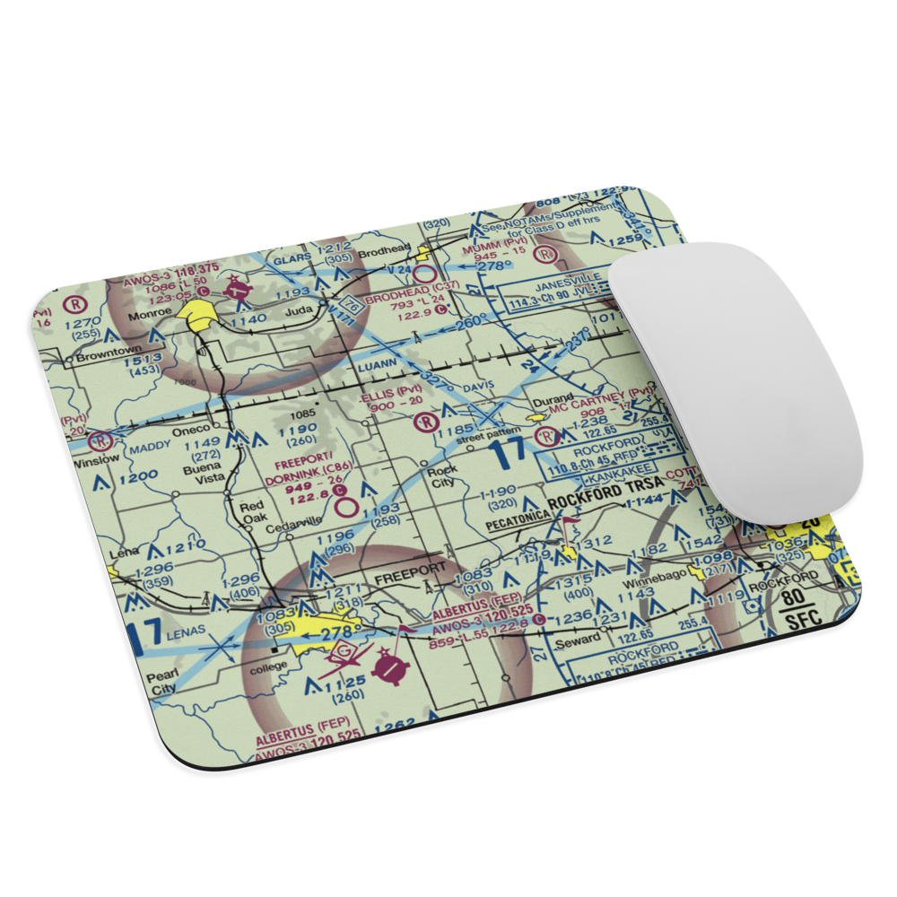 Chester Wyss Airport (LL75) VFR Sectional Mouse Pad 