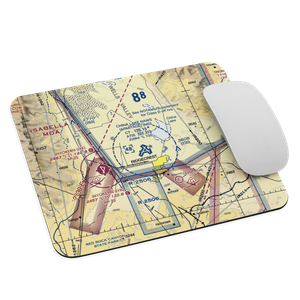 China Lake Naws (Armitage Field) Airport (NID) VFR Sectional Mouse Pad