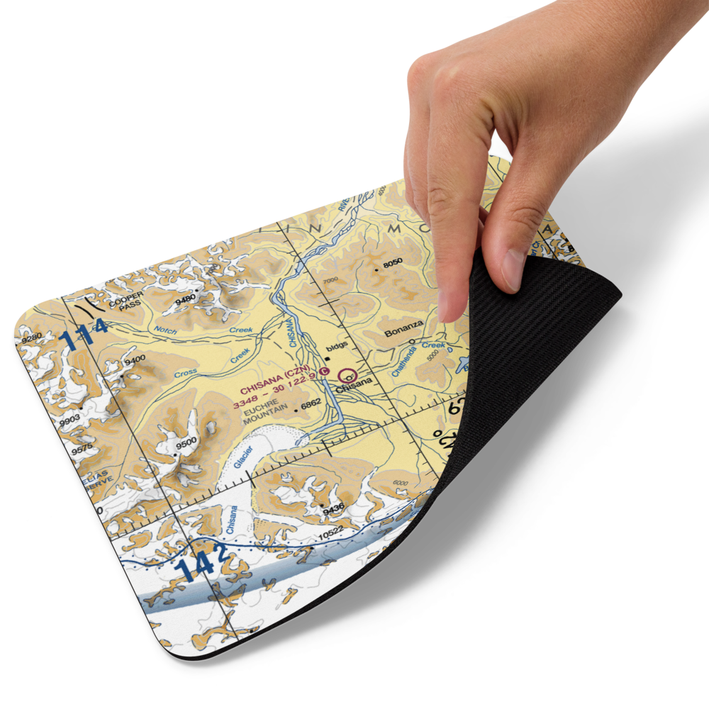 Chisana Airport (CZN) VFR Sectional Mouse Pad 