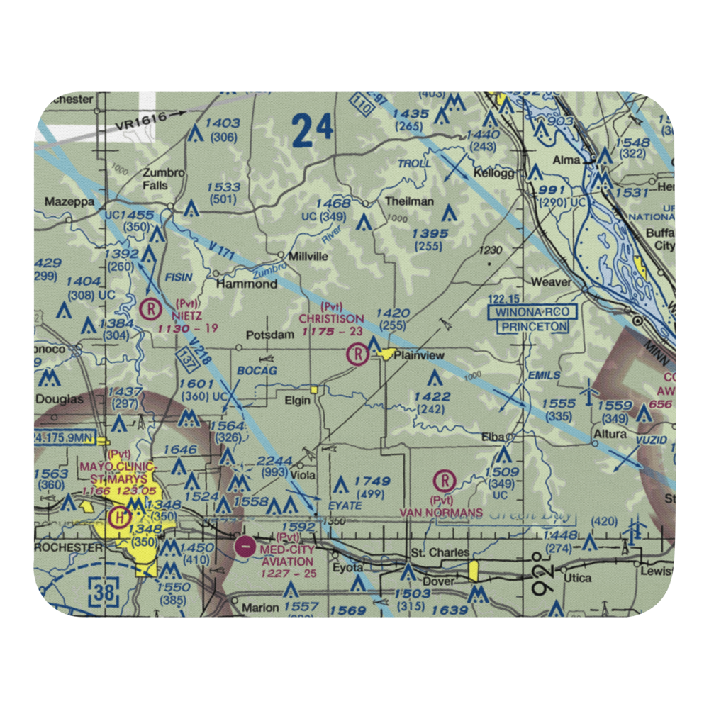 Christison Airport (85MN) VFR Sectional Mouse Pad 