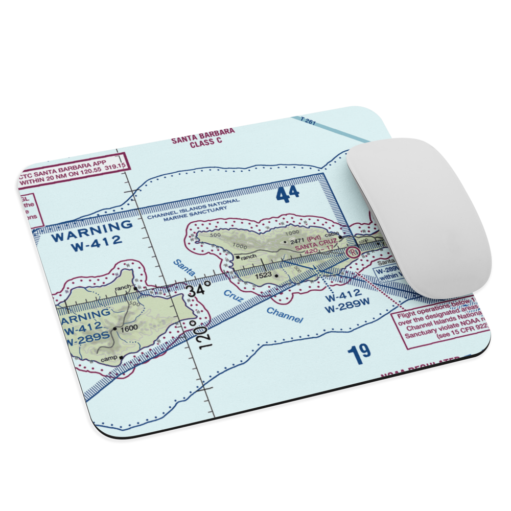 Christy Airstrip (CA97) VFR Sectional Mouse Pad 