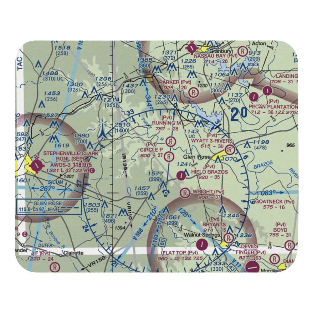 Circle Eight Ranch Airport (XA04) VFR Sectional Mouse Pad 